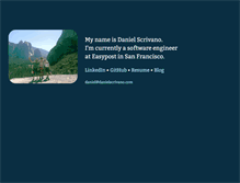 Tablet Screenshot of danielscrivano.com